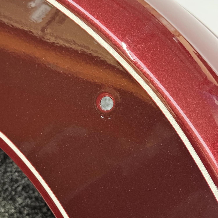 Indian Scout Rear fender / mudguard in maroon crimson